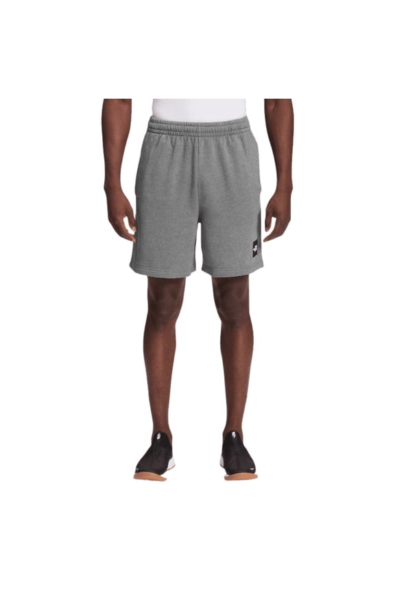 Men's Shorts Box NSE Logo Athletic Elastic Waistband Shorts, Grey, L