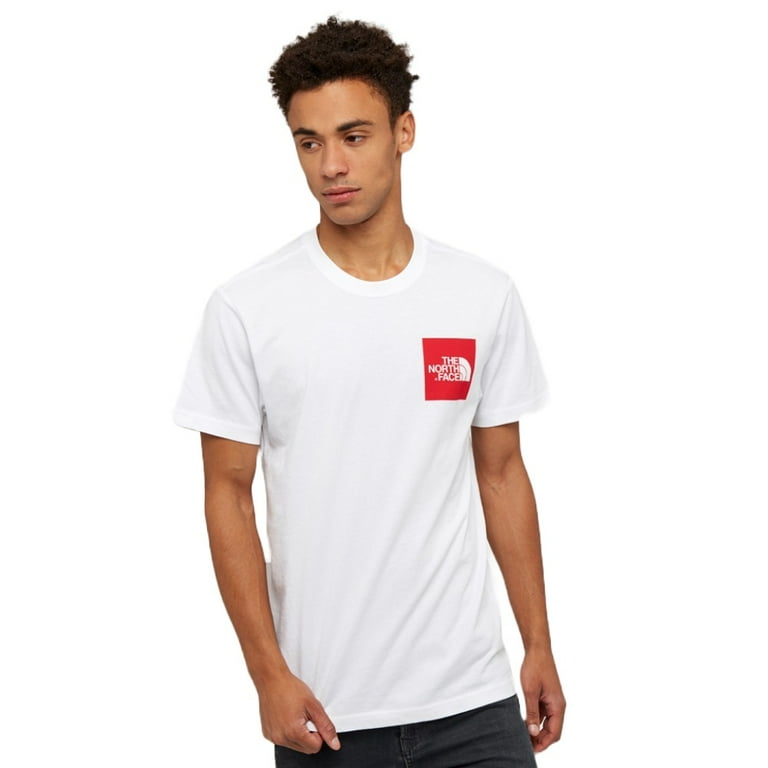 ★THE NORTH FACE★ Men's Aurora EX Short Sleeve T-Shirt WHIT The North Face Men's T-Shirt Short Sleeve Casual Fine Box