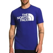 The North Face Men's T-Shirt Short Sleeve Half Dome Logo Regular Fit Tee, Navy White, L