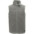 thumbnail image 1 of The North Face Men's Vest Fleece Full Zip Sleeveless Side Pockets Sweater Vest, Medium Grey Heather, S, 1 of 3
