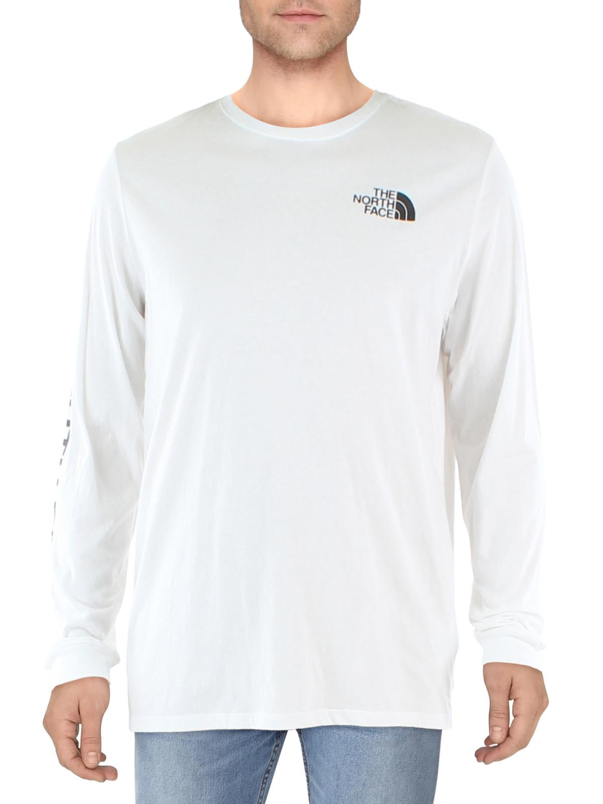 The North Face Mens Cotton Crewneck T Shirt Walmart