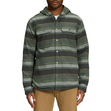 The North Face Mens Fleece Lined Hooded Shirt Jacket