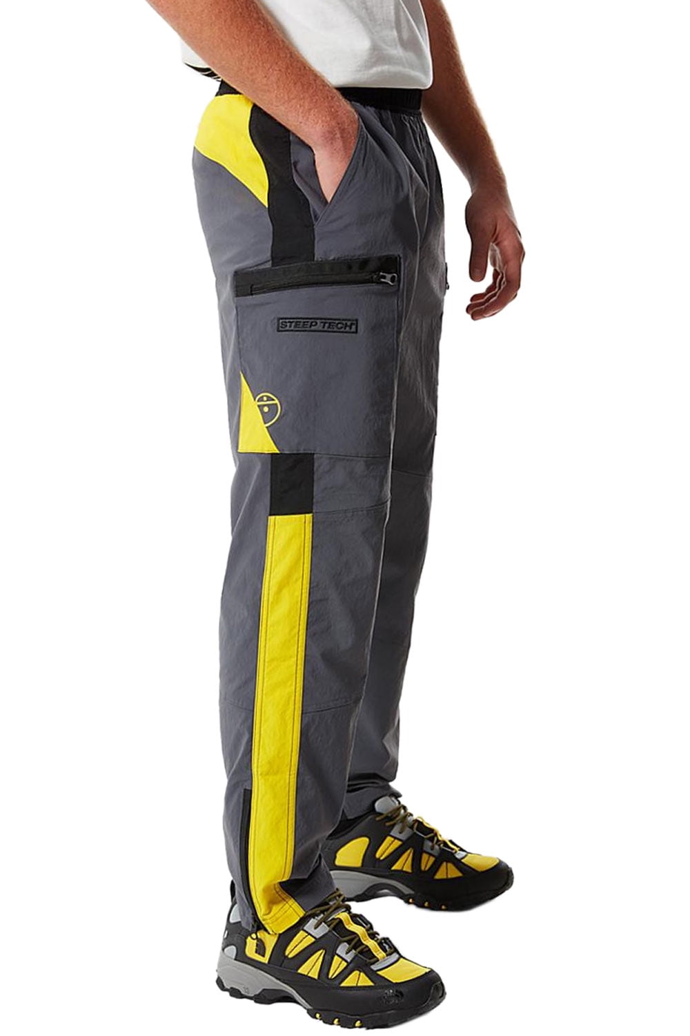 The North Face Mens Steep Tech Pants Small Vanadis Grey/Yellow