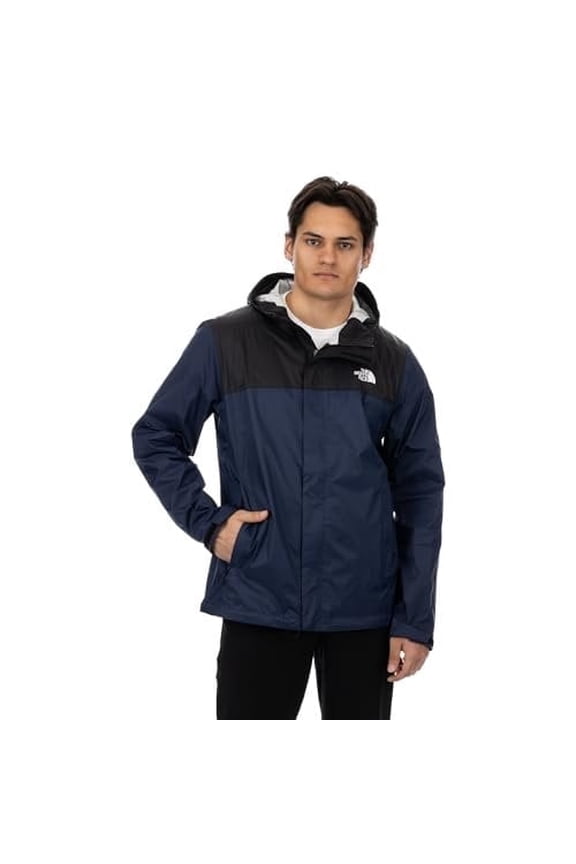 Mens Venture 2 Waterproof Hooded Rain Jacket, Summit Navy, X-Large