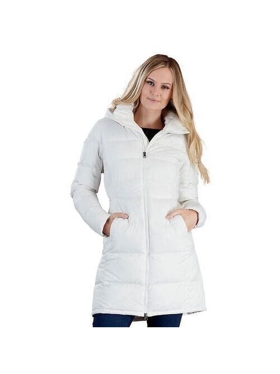 Metropolis Water Repellent 550 Down Hooded Parka White XL NWT