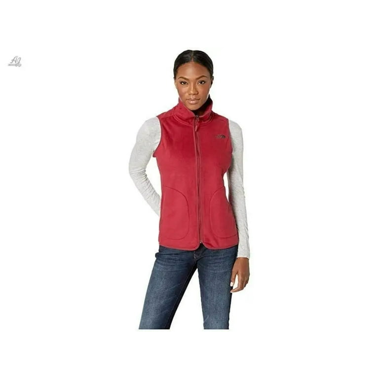 The North Face Mosswood Vest Fleece Relaxed Cozy Soft Comfy Ivory Tan Red XS S Walmart