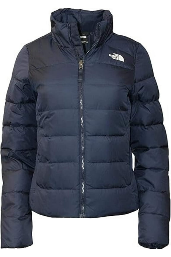 NF0A55XB8K2 Women's Navy Long Sleeve Puffer Jacket Size XS DTF458