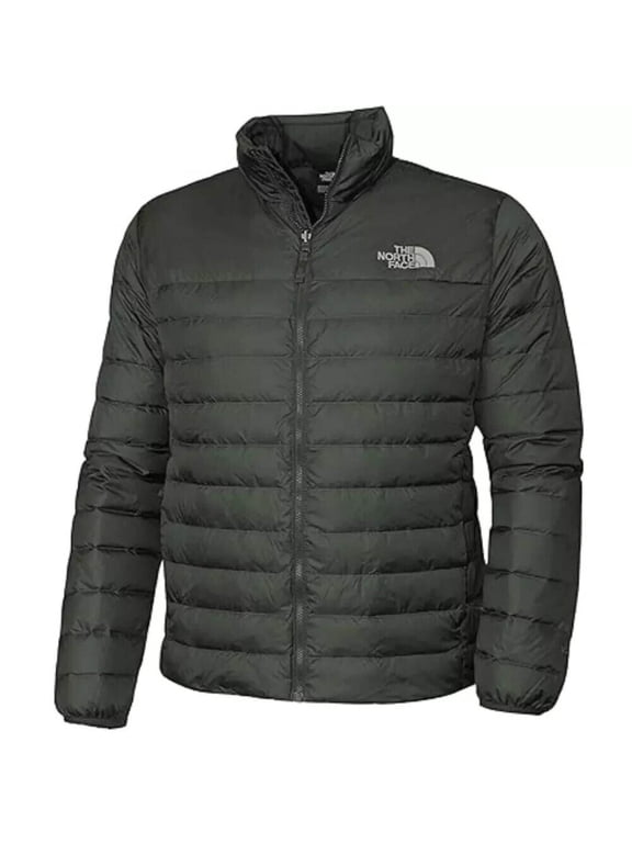 Flare 2 NF0A55XG21L Puffer Jacket Men's M Green Full Zip APP1143