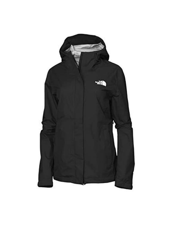 NF0A5EH5 Women Black Venture 2 Dryvent Hooded Rain Jacket ONF1230 (Regular,M)