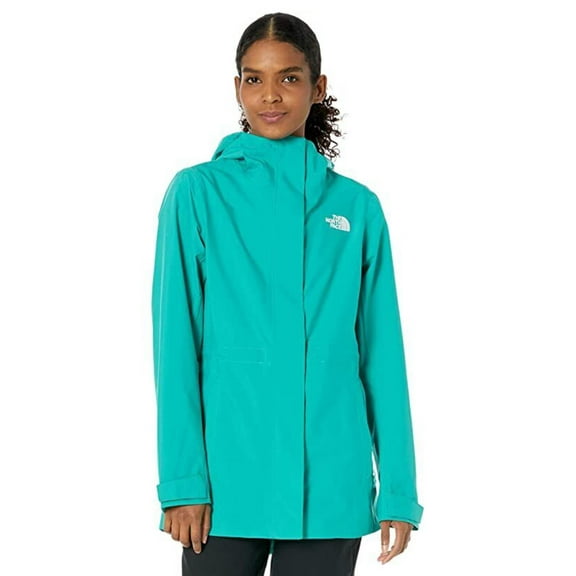 The North Face NF0A5J5UZCV Women Porcelain Green City Breeze Rain Jacket ONF1205 (Regular,XS)