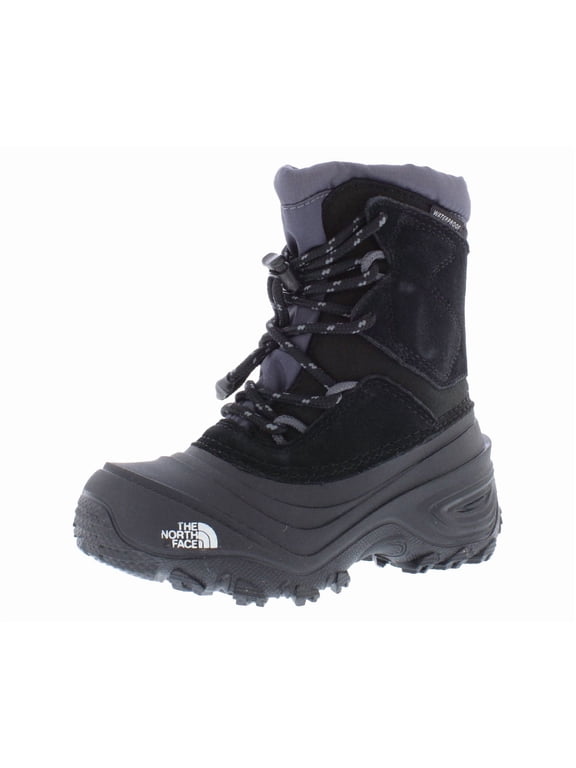 Alpenglow V Boys Shoes Size 5, Color: TNF Black/Vanadis Grey