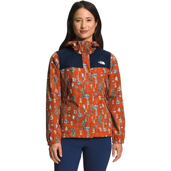 The North Face Antora NF0A7QEUIQX Jacket Women's 2XL Red Hooded Full Zip SGN1625