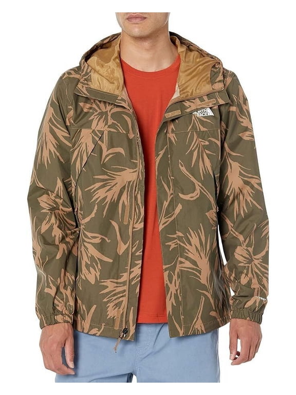 NF0A7QEYIR0 Men Green Brown Tropical Full Zip Antora Jacket SS214 (Regular,XL)