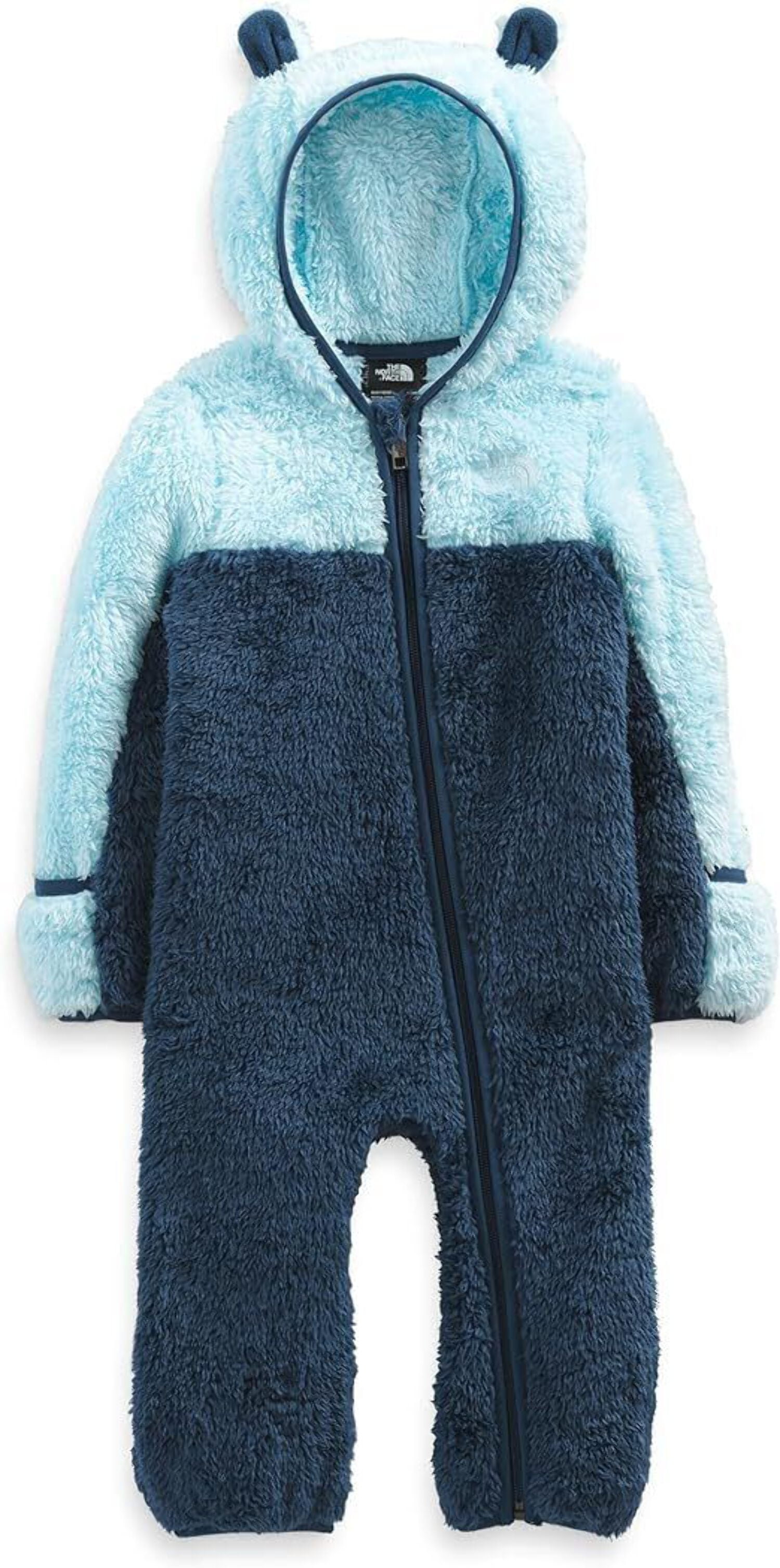 The North Face NF0A7UMD Unisex Baby Shady Blue Polyester Bear One Piece SGN618 (12-18 Months)