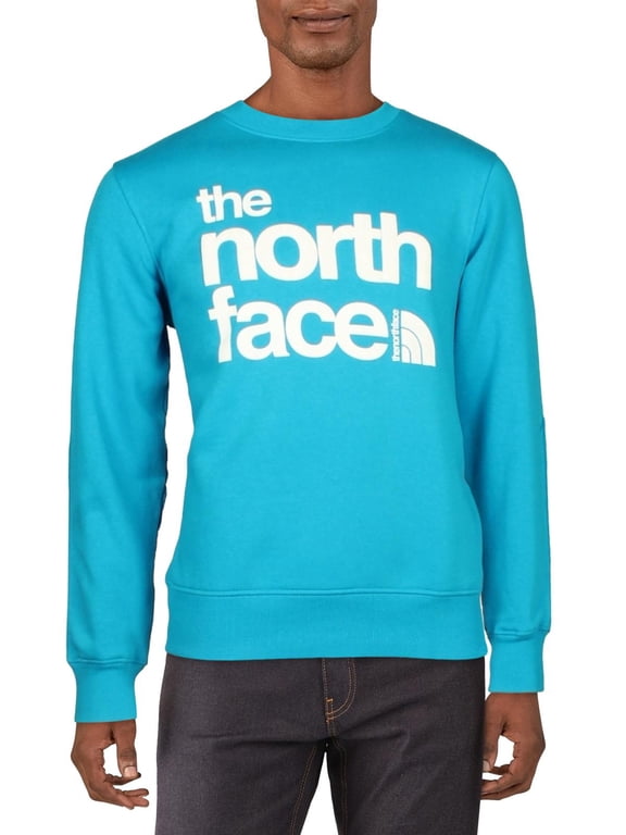 NFOA7UO1JA7 Men's Blue Fleece Pullover Sweatshirt Size M NCL81