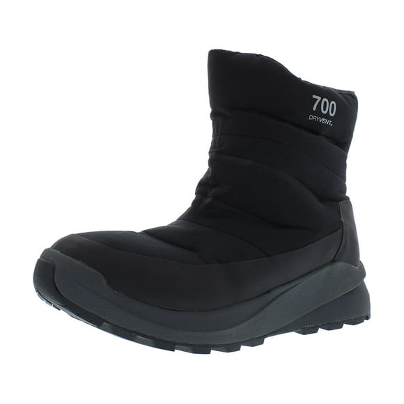Nuptse Ii Bootie Waterproof Womens Shoes Size 7, Color: Tnf Black/Asphalt Grey
