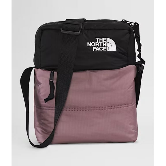 The North Face Nuptse Bag Unisex Fawn Gray Adjustable Crossbody Strap 7L AFK159