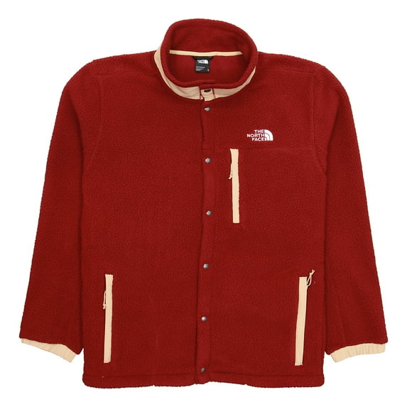 The North Face Parkview Men's Full Snap Fleece Jacket (XLarge, Cordovan)
