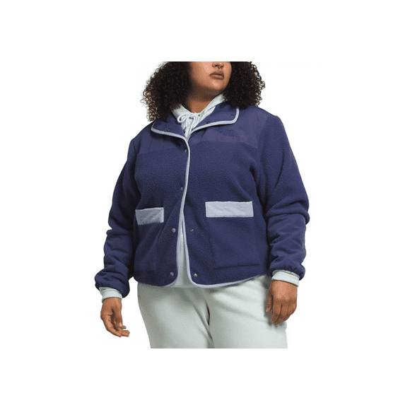 Plus Size Cragmont Snap-Front Fleece Jacket, 2X