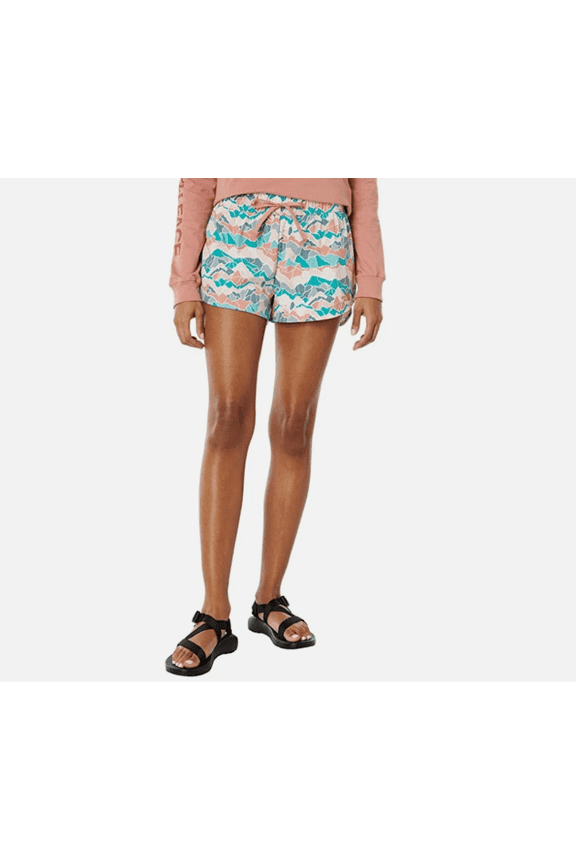 Printed Class V Mini Shorts Porcelain Green Mountain Camo Print 2XL