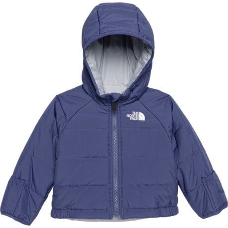 The North Face Reversible Perrito Hooded Jacket (Infant) Cave Blue 6-12 Months