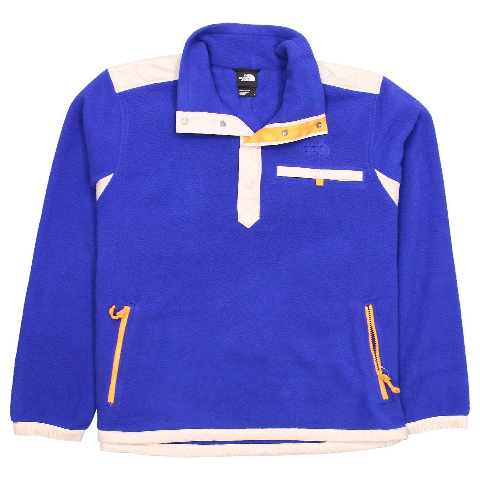 The North Face Royal Arch Men s 1 4 Snap Fleece Pullover Jacket 2XL Lapis Blue Walmart