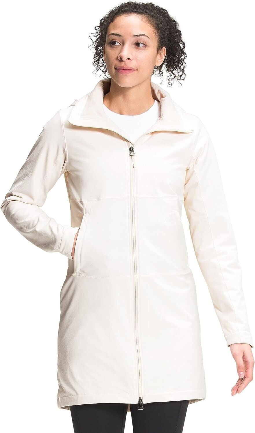 The North Face Shelbe Raschel Parka Length Hooded Jacket Ivory Size XS MSRP 189 Walmart