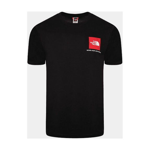 The North Face Short Sleeve Crew Neck The North Face NF0A3OF9KX91 Cotton Tee Black UK-XXL