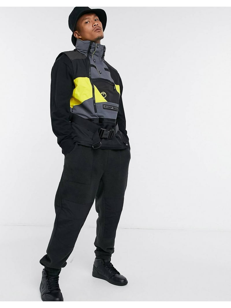新品STEEP TECH APOGEE VEST 日本未発売アポジーMイエロー黒 The North Face Mens Medium Steep Tech Full Zip Apogee Vest
