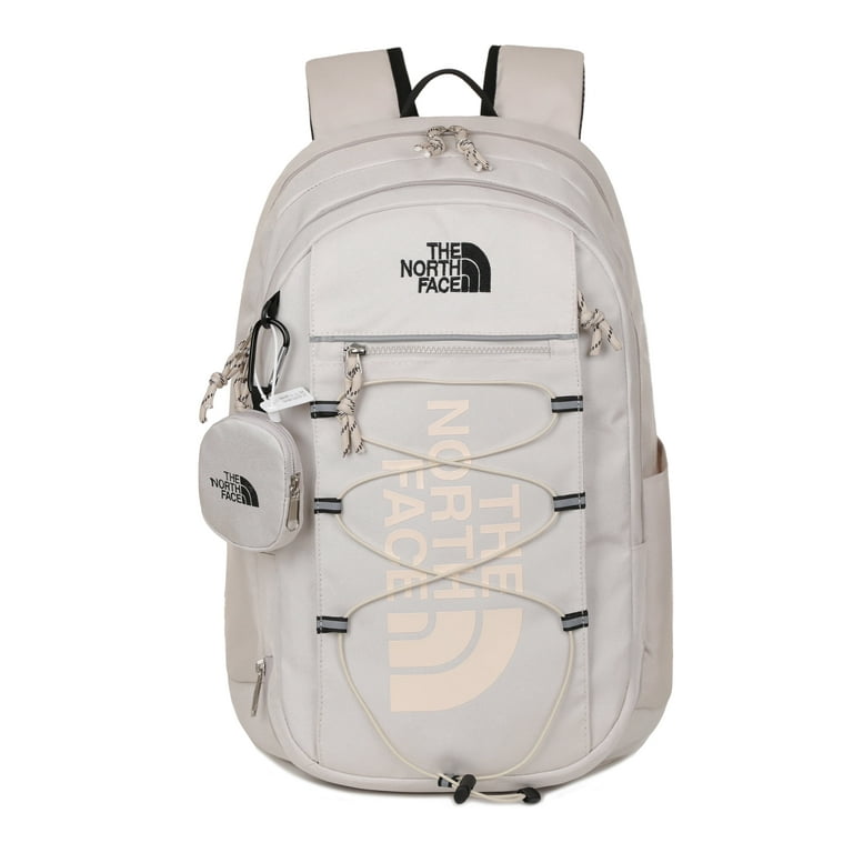本物 Face North The Super Beige Backpack, School Label White Pack バッグ