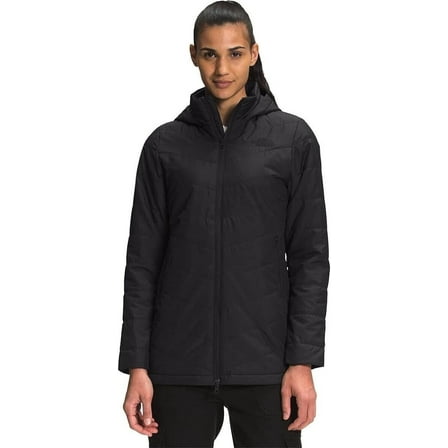 The North Face Tamburello NF0A5GDXJK3 Women's Black Pull Zip Parka Jacket DTF844 (Regular,XS)