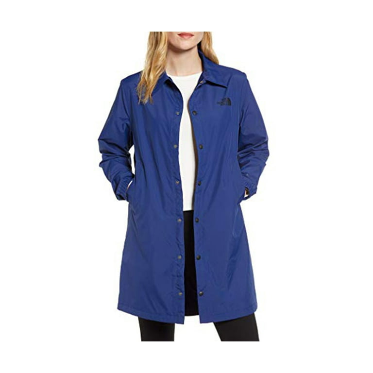 Womens north face long coaches jacket top