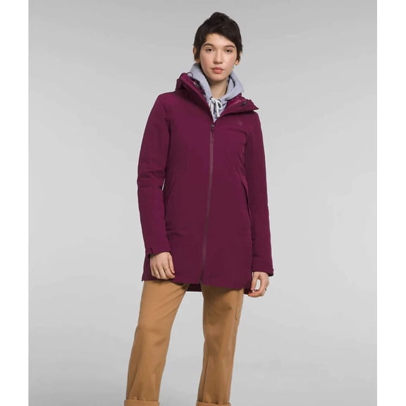 The North Face ThermoBall Eco Jacket Womens Boysenberry Triclimate Parka APP1261