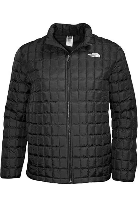 Thermoball Puffer Jacket Men M Black Full Zip Long Sleeve APP2799