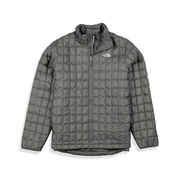 The North Face Thermoball Puffer Jacket Women's Gray Insulated Full Zip APP2858