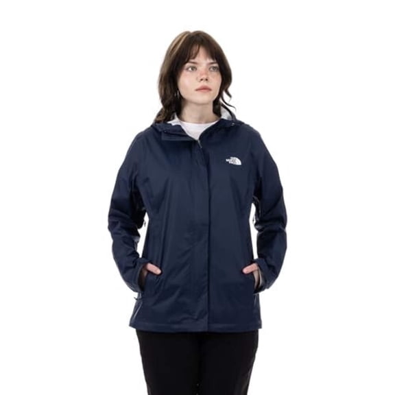 The North Face Venture 2 Rain Jacket Women Summit Navy Waterproof Hooded SGN1487