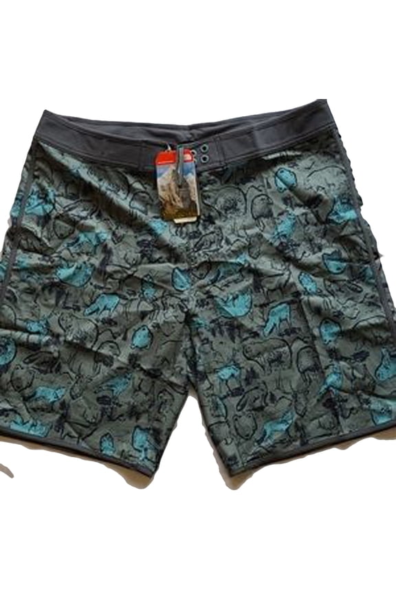 Whitecap Wildlife Boardshort Regular, Green, 40