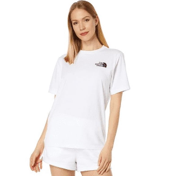 The North Face Woman's White Short Sleeve T-Shirt, S