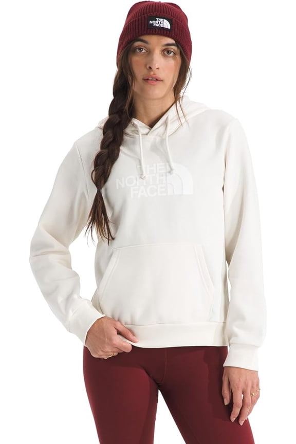 Women's Evolution Half Dome Hoodie - Adventure Ready Hood with Adjustable Drawcord, Kangaroo Hand Pocket, White Dune, Large