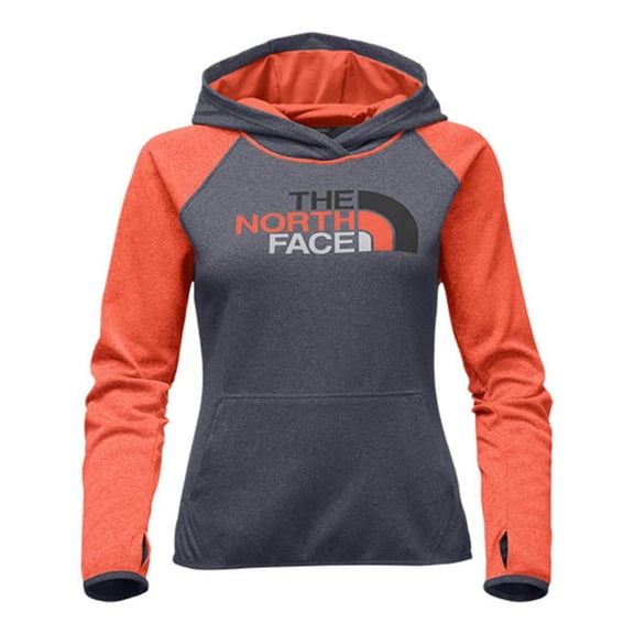 The North Face Women's Fave Half Dome Pull-Over Hoodie - Medium Grey Heather/Asphalt Grey Multi S