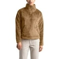 thumbnail image 1 of The North Face Women's Jacket Warm Furry Fleece Pullover Long Sleeve Coat, Cedar Brown, XL, 1 of 5