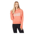 thumbnail image 1 of The North Face Women's Logo Play Cotton Blend Hoodie, Orange, M, 1 of 1