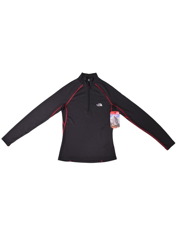 Women's Long-Sleeve Outdoor Baselayer Jacket (Black, X-Small, XS)