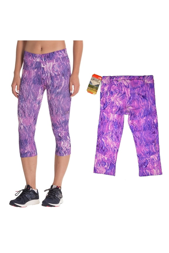 Women's Motus Capri III Leggings (Violet, X-Small, XS)