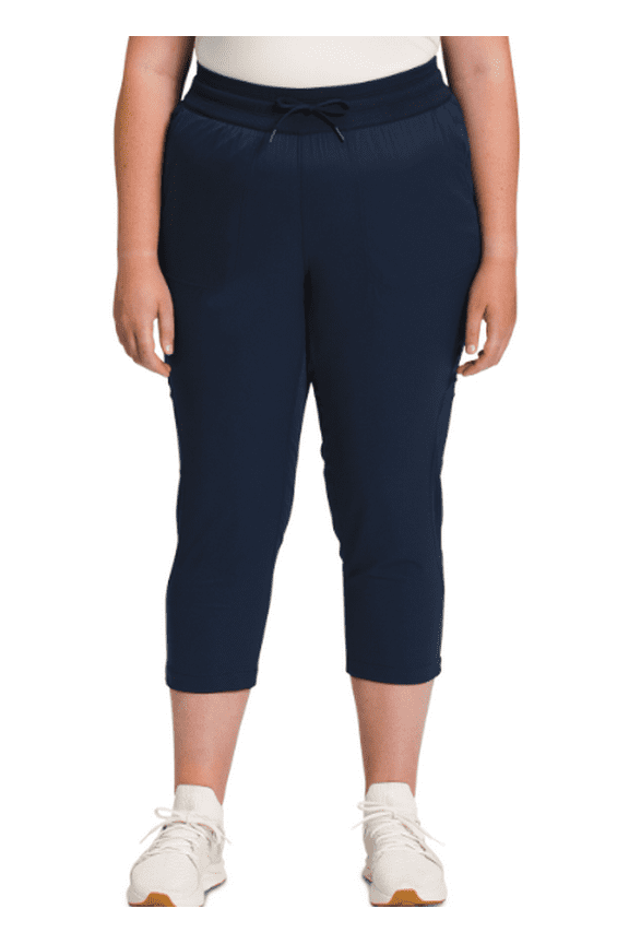 Women's Navy Plus Size Aphrodite Motion Capri Pants, 1X