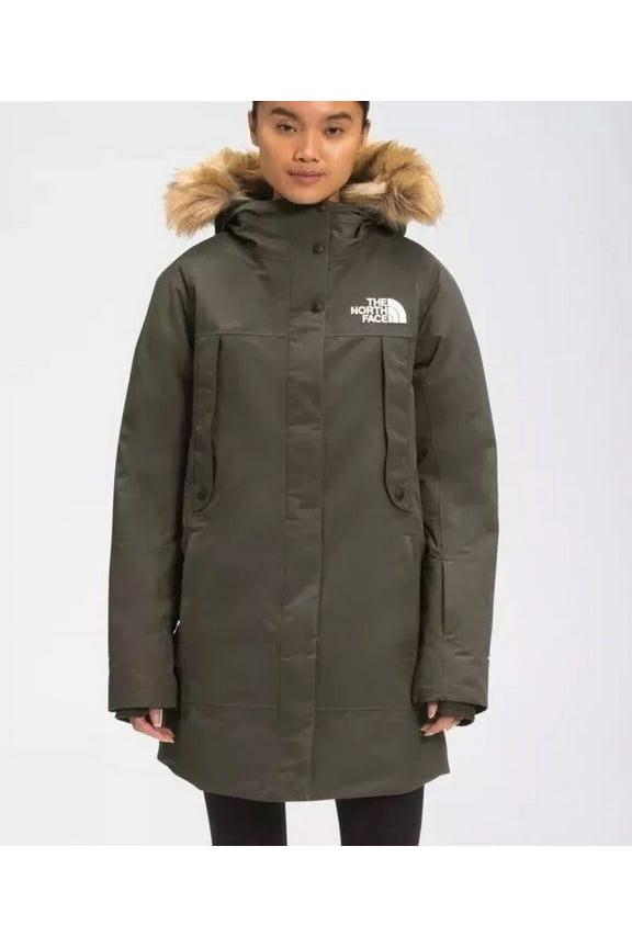 Womens New Outerboroughs Parka Taupe Green Size XXXLarge