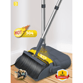 thumbnail image 1 of BIMZUC Broom and Dustpan Set for Home, Extendable to 51'' Long Handle Broom Dust Pan Comb, 1 of 5