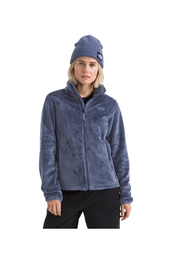 Women's Osito Full Zip Fleece Jacket, Soft Lightweight Recycled Polyester, Secure Zip Pockets, Twilight Galaxy, Large, NF0A7UQJ