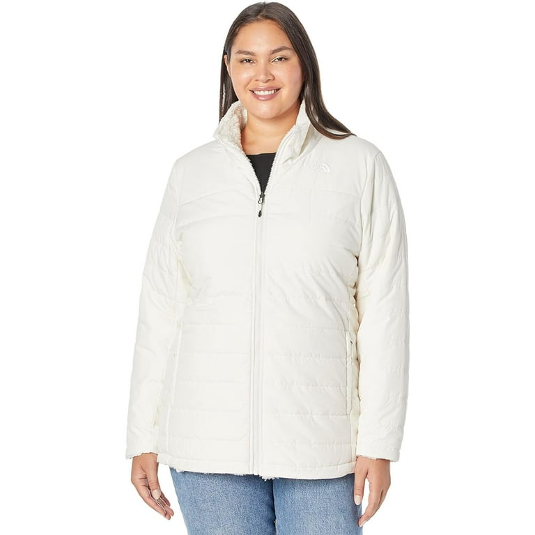 The North Face Women s Plus Size Mossbud Insulated Reversible Jacket Gardenia White Size 3X