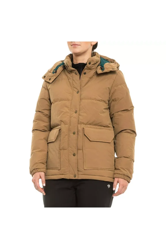 Women's Sierra Down Jacket, 550-800 Fill Power, Cargo Khaki, Large